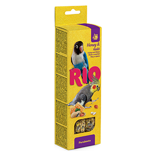 RIO палочки с медом и орехами для средних попугаев