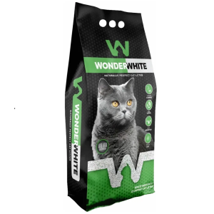 Наполнитель Wonder White Aloe Vera, комкующийся, бентонитовый c алое вера, 5 кг