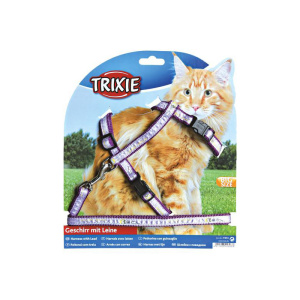 Trixie Шлейка с поводком для крупных кошек