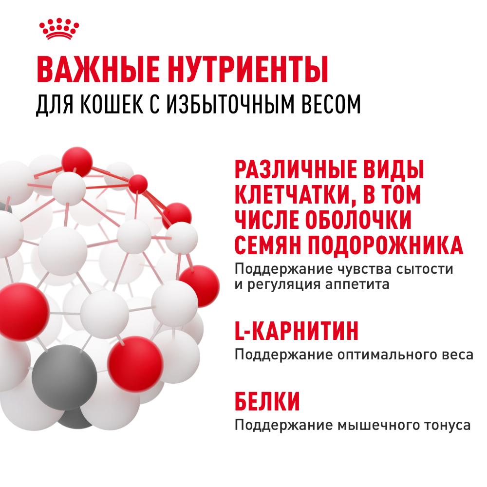 Royal Canin сухой корм для кошек для профилактики лишнего веса, Light Weight Care, 400 г