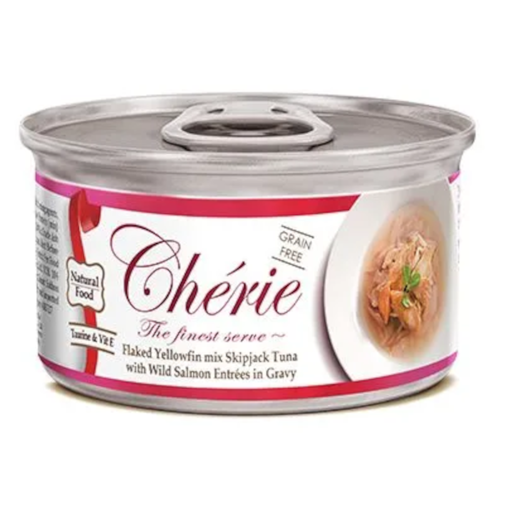 Cherie Signature Gravy консервы для кошек, тунец с лососем, 80 г<