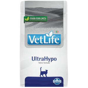 Farmina VL диета для взрослых кошек при неблагоприятной реакции на пищу, UltraHypo Feline, 400 г
