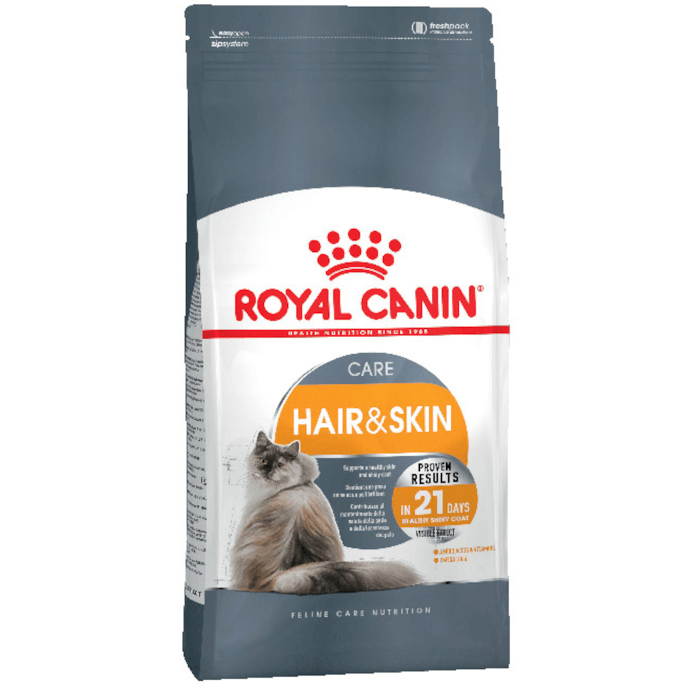 Royal Canin сухой корм для взрослых кошек для здоровья кожи и шерсти, Hair&Skin Care, 400 г<