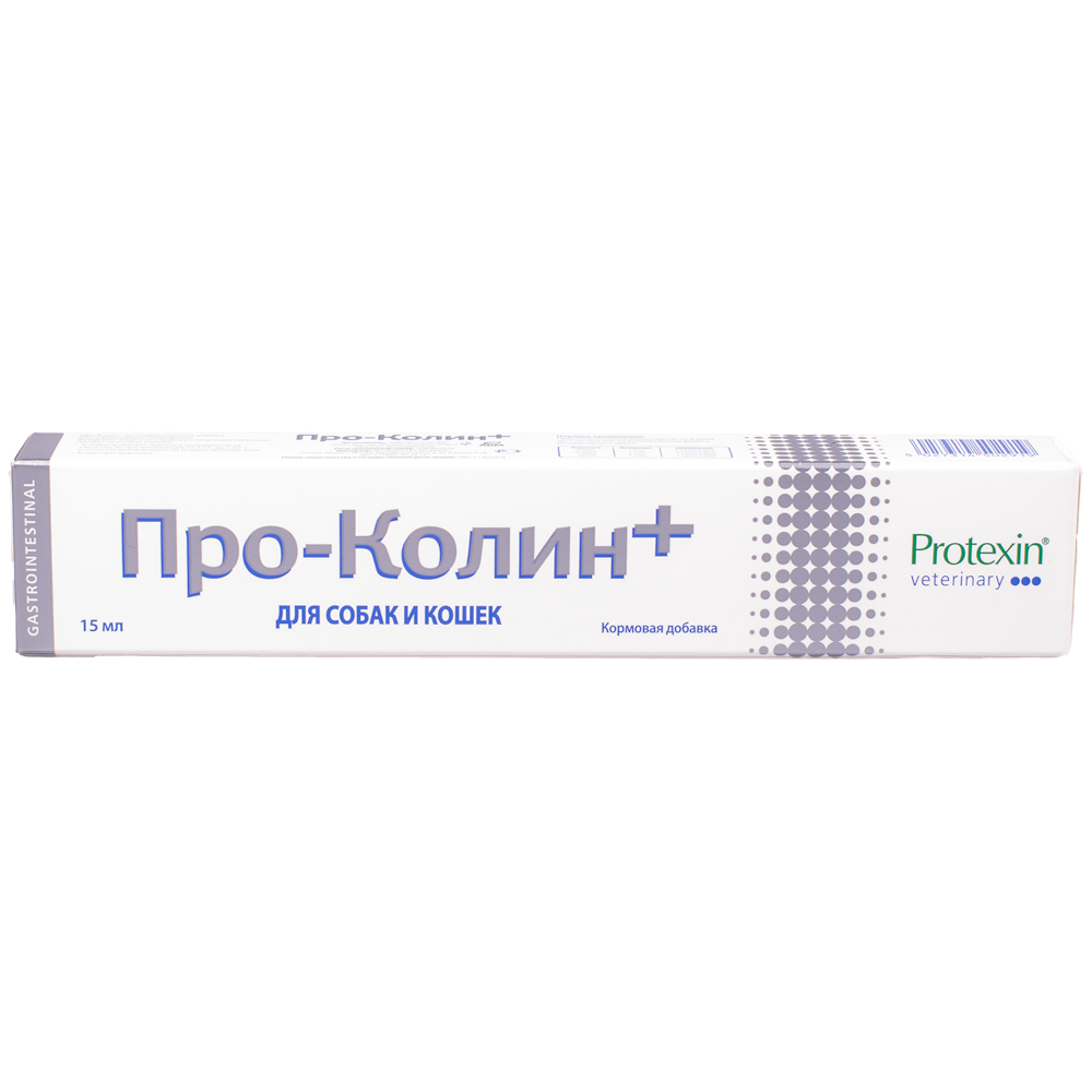 Protexin Про-Колин паста с говядиной для нормализации работы ЖКТ собак и кошек, 15 мл<