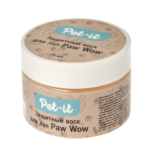 Pet-it Защитный воск для лап Paw Wow с маслом дерева Ним, 75 мл