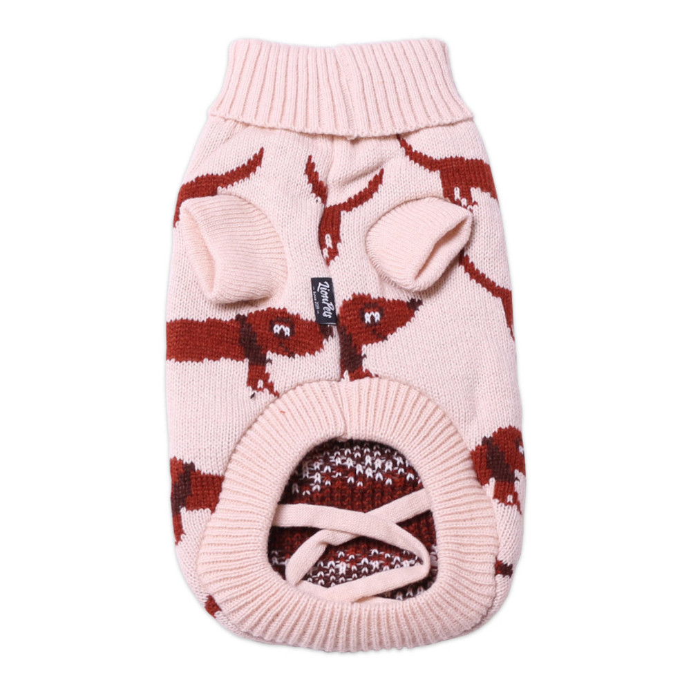 Lion свитер для собак, рисунок таксы, LMK-H129, L, 35 см