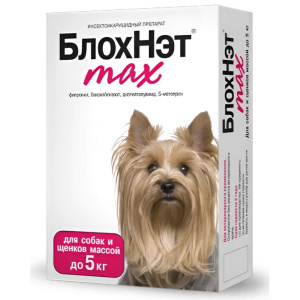 БлохНэт max капли инсектоакарицидные для собак до 5 кг
