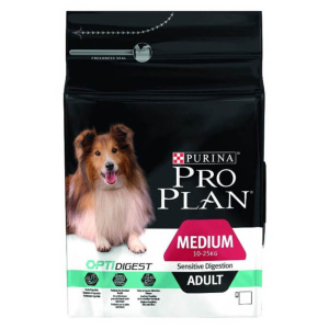 Pro Plan сухой корм для собак средних пород, ягненок, 2,5 кг