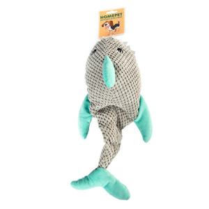 Homepet игрушка для собак "Акула" с пищалкой, плюш, 40 см