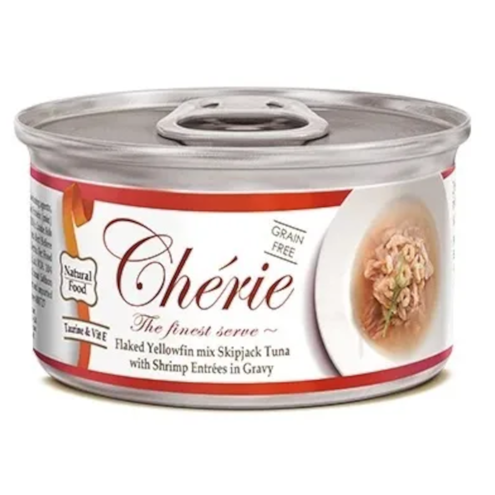 Cherie Signature Gravy консервы для кошек, тунец с креветками, 80 г<