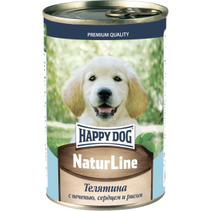 Happy Dog консервы для щенков, телятина с рисом, 410 г