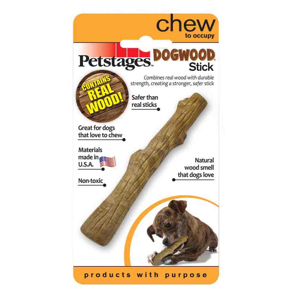 Petstages игрушка для собак Dogwood палочка, деревянная, 10 см<
