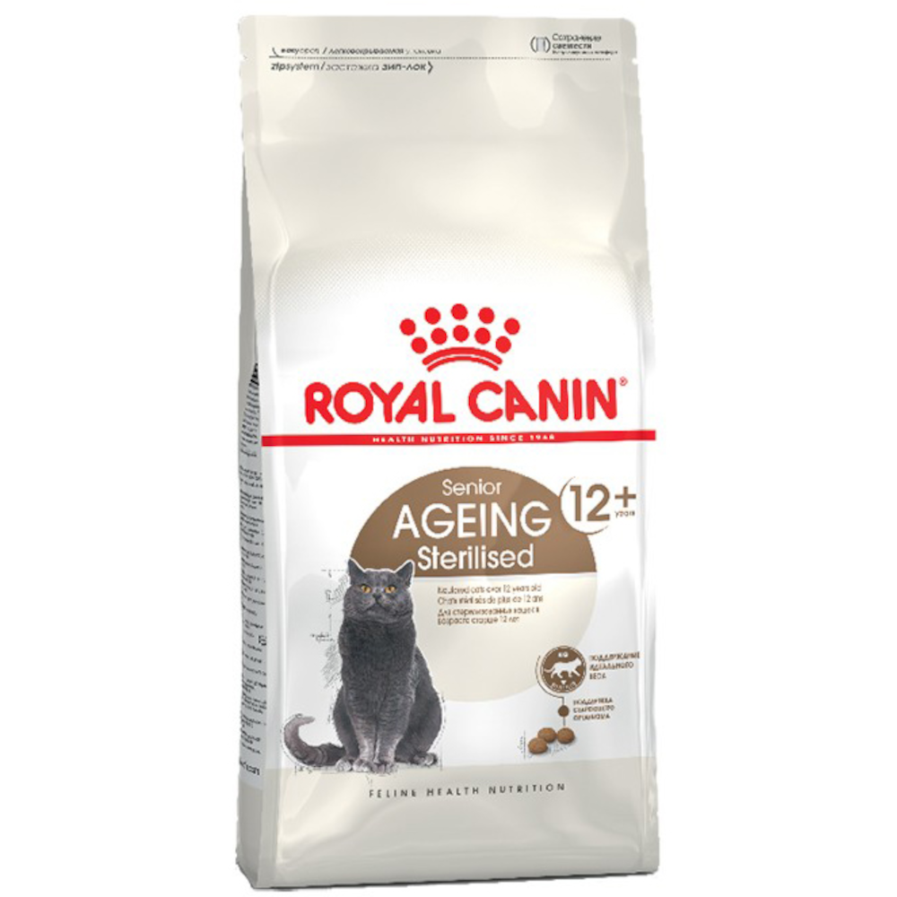 Royal Canin сухой корм для стерилизованных стареющих кошек, Sterilised Ageing 12+, 2 кг <