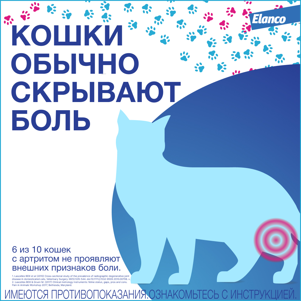 Онсиор противовоспалительный препарат для кошек, 6 мг, 1 таблетка