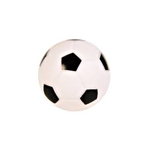 Trixie игрушка для собак "Мяч футбольный", винил, 10 см
