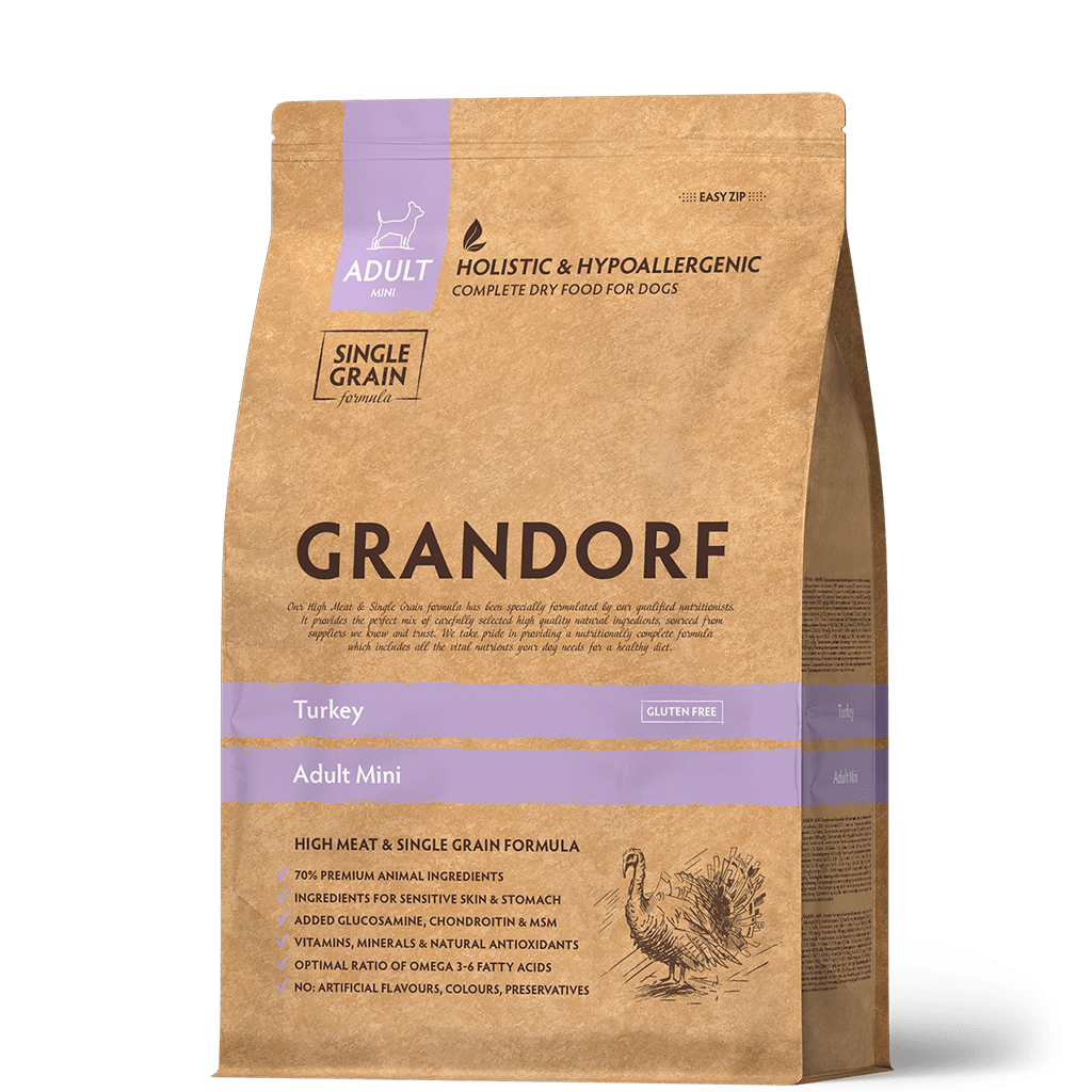 Grandorf сухой корм для собак мелких пород, индейка, 1 кг<