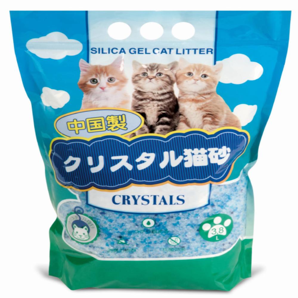 Наполнитель Hakase Arekkusu Cristals Fresh Active, Морской бриз, силикагелевый, 3,8 л<