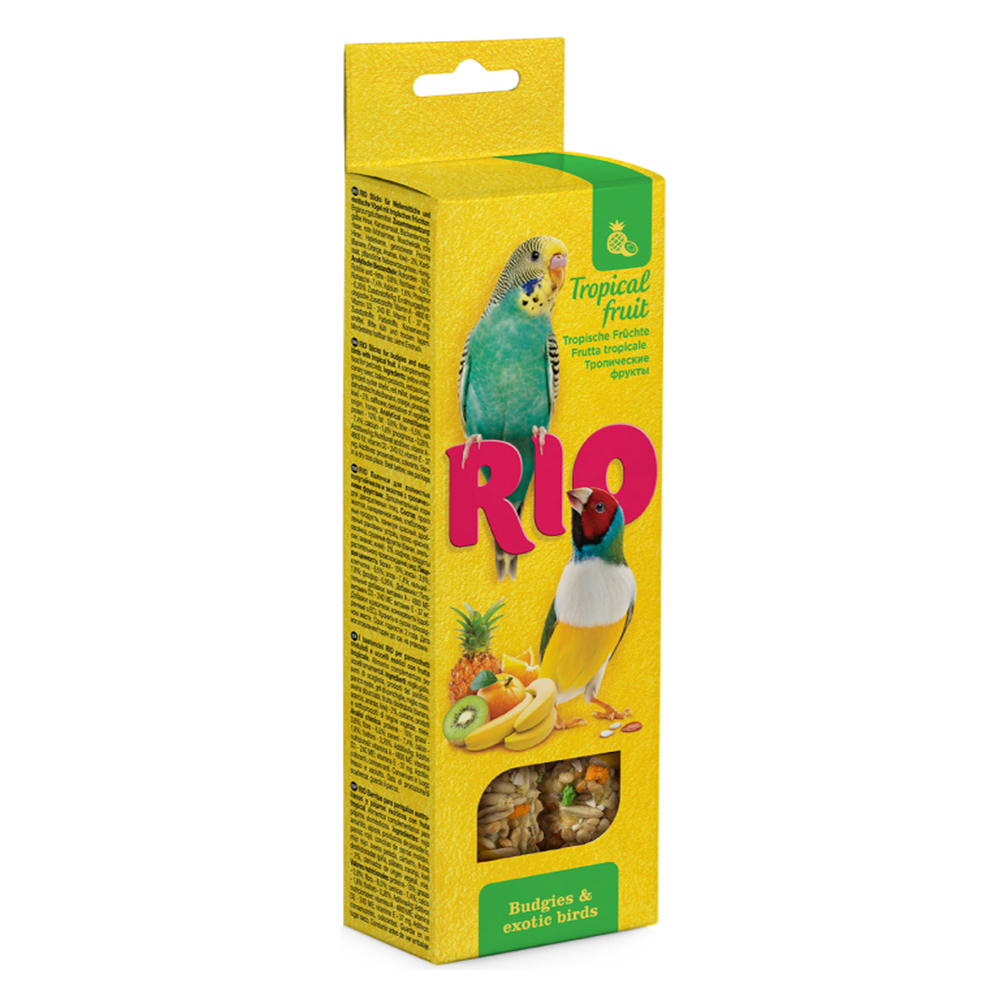 RIO палочки с тропическими фруктами для волнистых попугаев и экзотов<