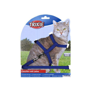 Trixie Шлейка с поводком для кошек, 35-45 см