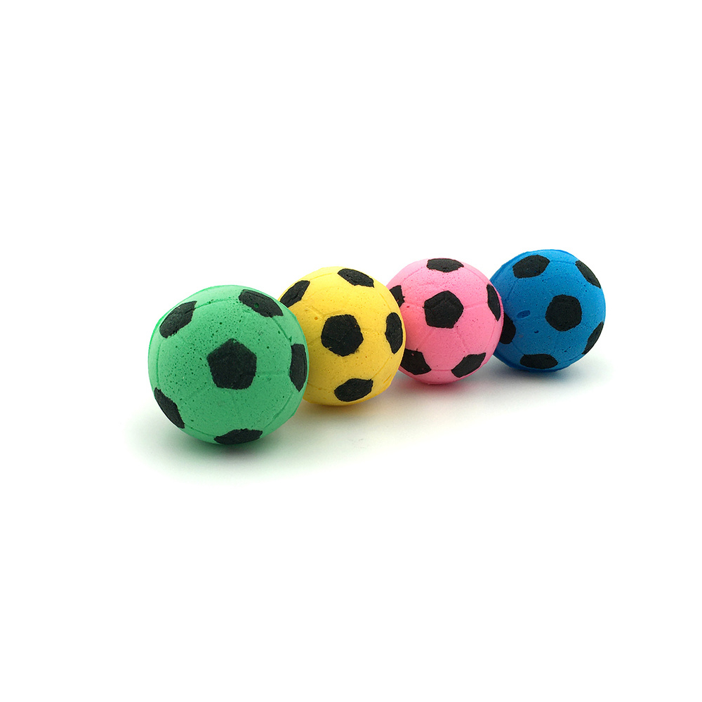 Triol Игрушка для кошек Мяч футбольный, вспененная резина, 4,5 см<