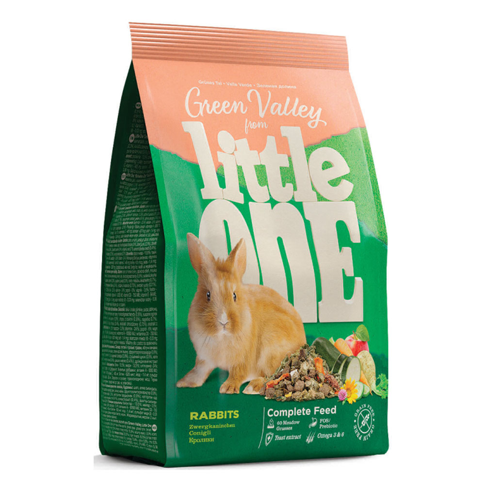 Little One Зеленая Долина корм из разнотравья для кроликов, 750 г<