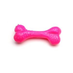 Comfy игрушка для собак Mint Bone косточка, розовая, 8,5 см