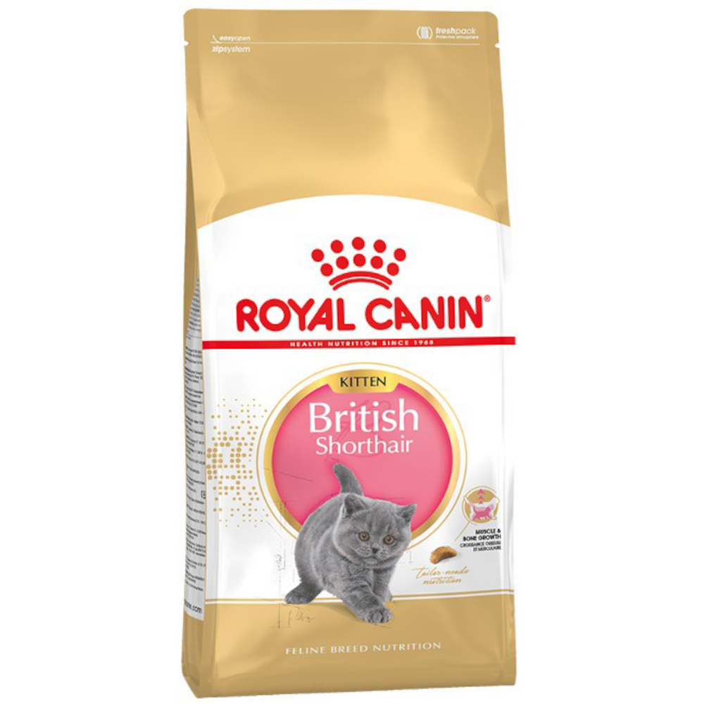 Royal Canin сухой корм для британских короткошерстных котят, British Shorthair Kitten, 400 г<