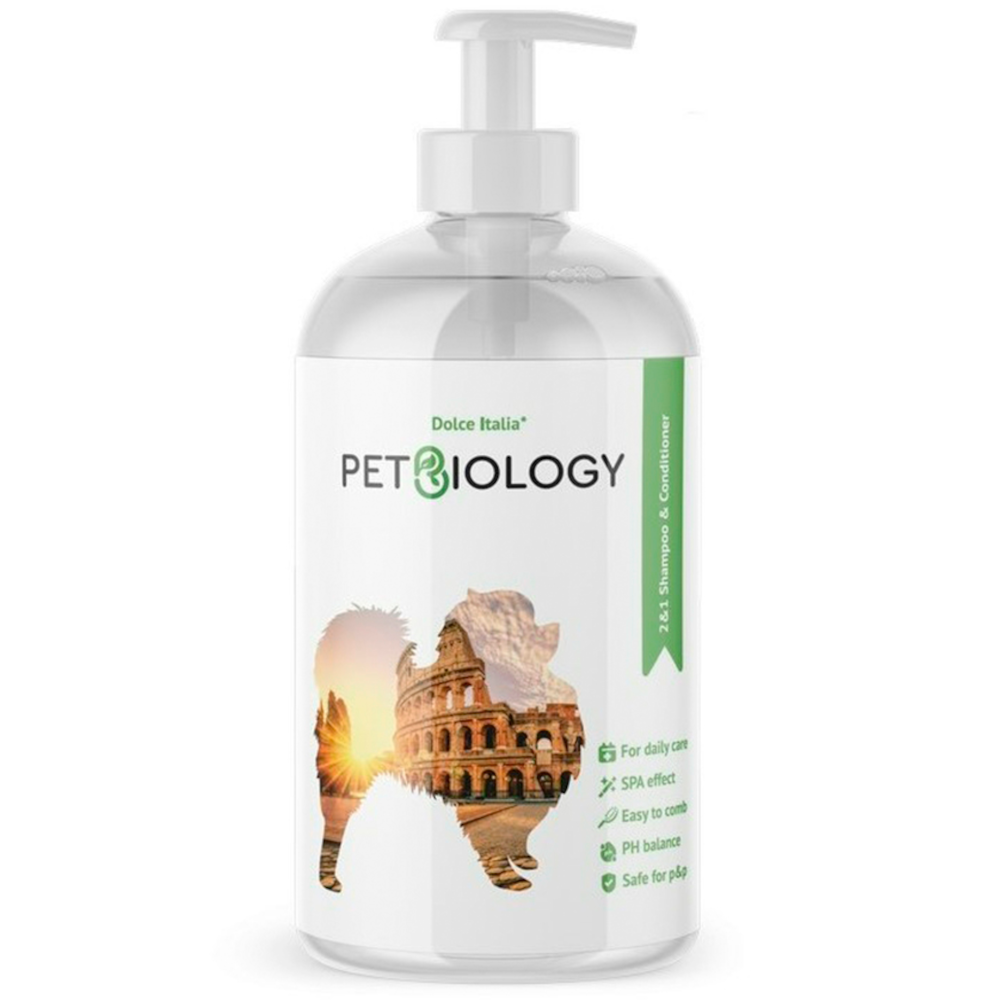 PetBiology Шампунь-кондиционер Dolce Italia, для собак с 3-х месяцев, 300 мл<