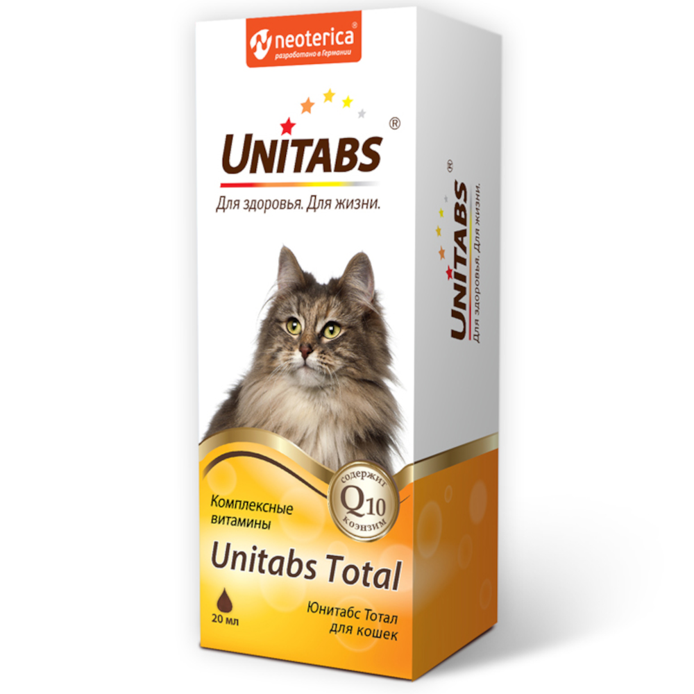 Unitabs Total Комплексные витамины для кошек, 20 мл<
