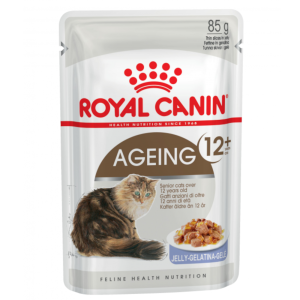 Royal Canin консервированный корм для кошек старше 12 лет, в желе, Эйджинг 12+, 85 г