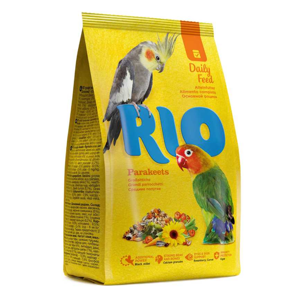 RIO корм для средних попугаев, 1 кг<