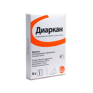 Ceva Диаркан антибактериальный препарат, 8 кубиков