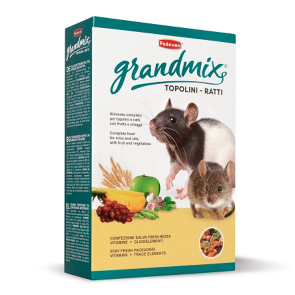Padovan Grandmix Topolini Ratti Корм для мышей и крыс, 1 кг<