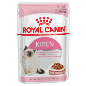 Royal Canin консервы для котят, Киттен Инстинктив в соусе, пауч, 85 г