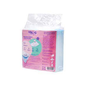 VitaVet пеленки гелевые, впитывающие, с феромонами для приучения к туалету, 60х60 см, 12 шт  