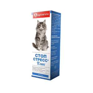 Стоп-Стресс Плюс капли для кошек успокоительное средство, 30 мл