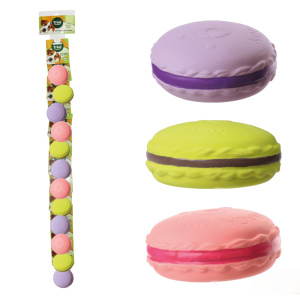 Triol Игрушка для маленьких собак Макарони, латекс, 6 см