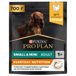 Pro Plan сухой корм для собак мелких пород, курица с рисом, 700 г