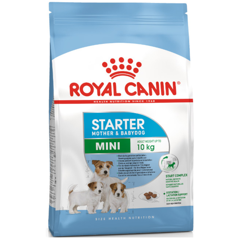 Royal Canin сухой корм для щенков мелких пород, беременных и лактирующих собак, Mini Starter, 1 кг<